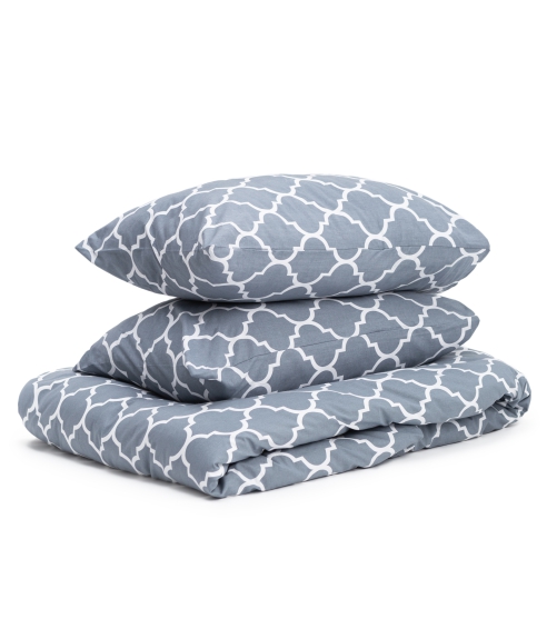 Voodipesu komplekt "Morocco grey cotton". Puuvillane voodipesu