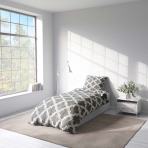 Voodipesu komplekt "Morocco grey". Voodipesu komplektid 140x200, 140x200 cm, 150x200 cm, 160x200 cm