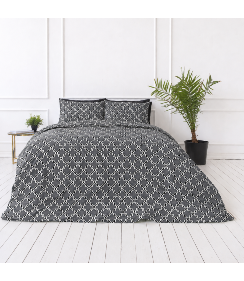 Voodipesu komplekt "Morocco grey". Voodipesu komplektid 140x200