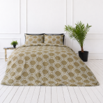 Voodipesu komplekt "Olive Orbit". Roheline voodipesu, 140x200 cm, 150x200 cm, 160x200 cm, 180x200 cm, 200x200 cm, 200x220 cm, 220x240 cm. Rohekas voodipesu elegantse geomeetrilise mustriga Voodipesu komplekt "Olive Orbit". Roheline voodipesu, 140x200 cm, 150x200 cm, 160x200 cm, 180x200 cm, 200x200 cm, 200x220 cm, 220x240 cm. Rohekas voodipesu elegantse geomeetrilise mustriga