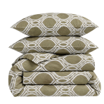 Voodipesu komplekt "Olive Orbit". Roheline voodipesu, 140x200 cm, 150x210 cm, 160x200 cm, 180x200 cm, 200x200 cm, 200x220 cm, 220x240 cm. Voodipesukomplekt oliivirohelises toonis graafilise mustriga Voodipesu komplekt "Olive Orbit". Roheline voodipesu, 140x200 cm, 150x210 cm, 160x200 cm, 180x200 cm, 200x200 cm, 200x220 cm, 220x240 cm. Voodipesukomplekt oliivirohelises toonis graafilise mustriga