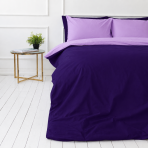 Voodipesu komplekt "Orchid Pansy". Lilla voodipesu, 140x200 cm, 150x200 cm, 160x200 cm, 180x200 cm, 200x200 cm, 200x220 cm, 220x240 cm. Lavendlivärvi voodipesukomplekt sügava violetse detailiga.