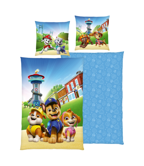 Laste voodipesu komplekt "Paw Patrol Blue". Puuvillane voodipesu