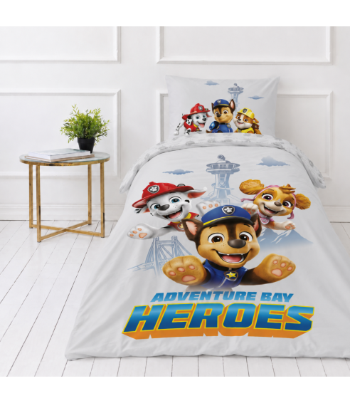 Voodipesu komplekt "Paw Patrol". Puuvillane voodipesu