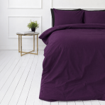 Voodipesukomplektid "Plum". Lilla voodipesu, 140x200 cm, 150x200 cm, 160x200 cm, 180x200 cm, 200x200 cm, 200x220 cm, 220x240 cm. Sügava lilla tooniga ühevärviline voodipesukomplekt ilma mustrita. Voodipesukomplektid "Plum". Lilla voodipesu, 140x200 cm, 150x200 cm, 160x200 cm, 180x200 cm, 200x200 cm, 200x220 cm, 220x240 cm. Sügava lilla tooniga ühevärviline voodipesukomplekt ilma mustrita.
