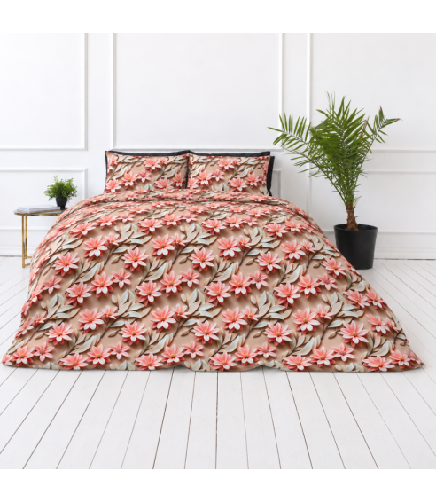 Voodipesu komplekt "Rosy Whisper". Voodipesu komplektid 140x200