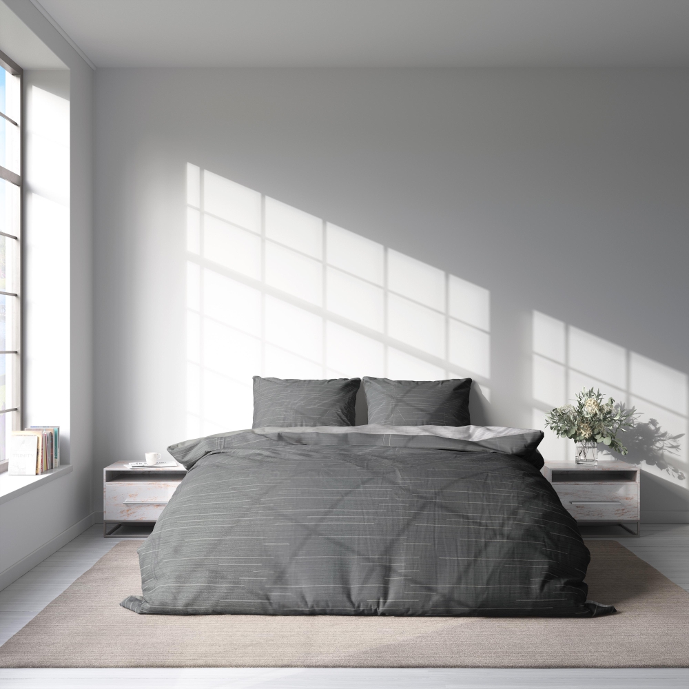 Voodipesu komplekt "Slate lines". Voodipesu komplektid 140x200, 140x200 cm, 200x200 cm, 200x220 cm