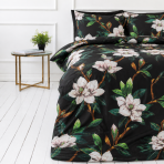 Voodipesu komplekt "Soft Magnolia". Roheline voodipesu, 140x200 cm, 150x200 cm, 160x200 cm, 180x200 cm, 200x200 cm, 200x220 cm, 220x240 cm. Elegantne voodipesu komplekt erksate roheliste magnooliatega. Voodipesu komplekt "Soft Magnolia". Roheline voodipesu, 140x200 cm, 150x200 cm, 160x200 cm, 180x200 cm, 200x200 cm, 200x220 cm, 220x240 cm. Elegantne voodipesu komplekt erksate roheliste magnooliatega.