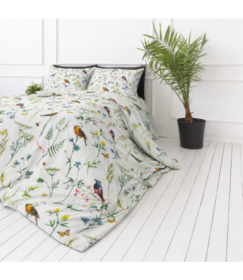 Voodipesu komplekt "Song Nest". Puuvillane voodipesu