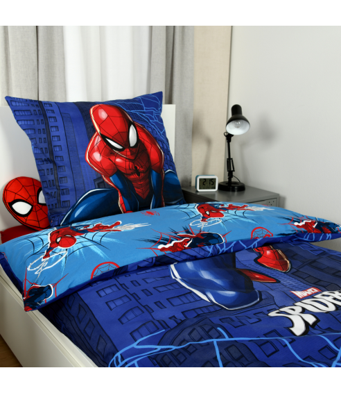 Voodipesu komplekt "Spiderman". Puuvillane voodipesu