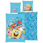 Voodipesu komplekt "SpongeBob SquarePants". Puuvillane voodipesu, 135x200 cm. Helesinine voodipesukomplekt käsna-kalle, patricku ja teiste värviliste tegelastega. Voodipesu komplekt "SpongeBob SquarePants". Puuvillane voodipesu, 135x200 cm. Helesinine voodipesukomplekt käsna-kalle, patricku ja teiste värviliste tegelastega.