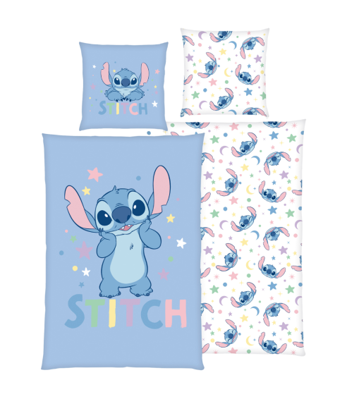 Laste voodipesu komplekt "Stitch Blue". Laste voodipesu