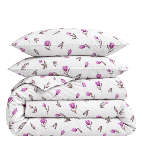 Voodipesu komplekt "Tulips". Puuvillane voodipesu