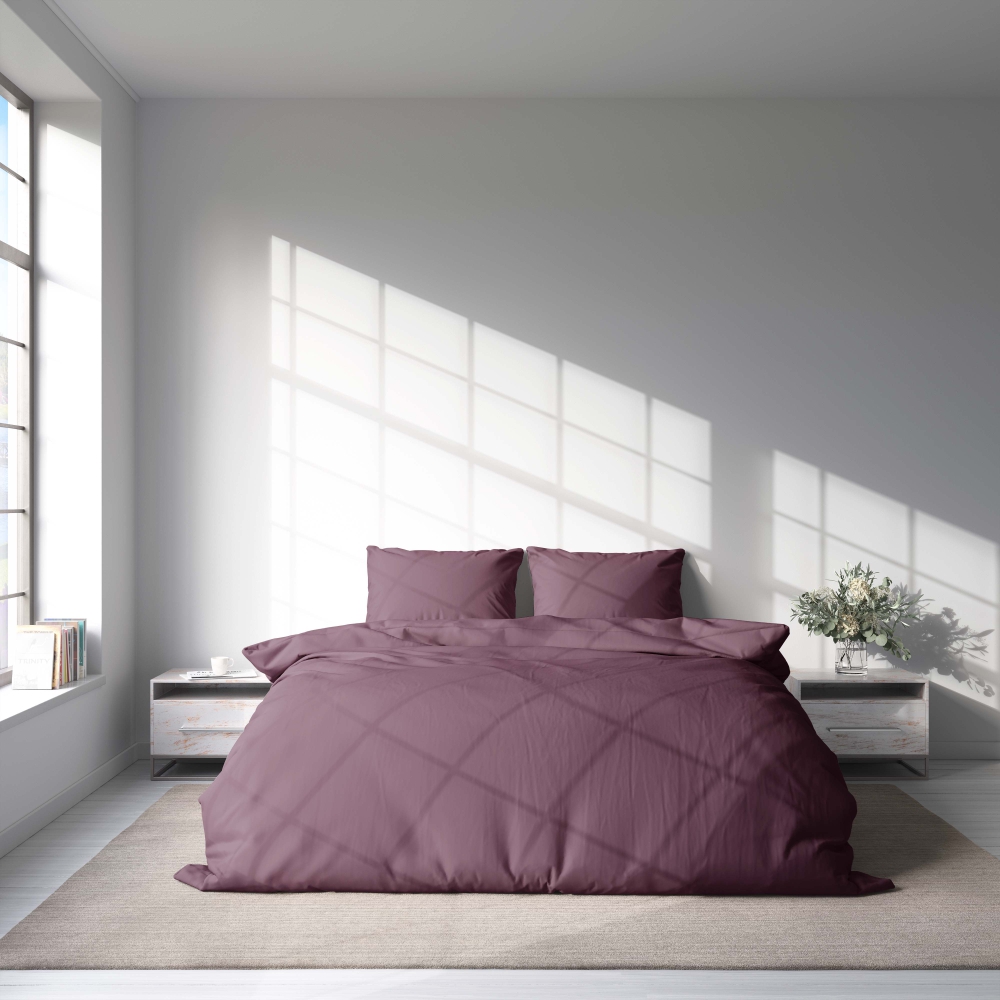 Voodipesu komplekt "Tulipwood". Hotelli voodipesu, 140x200 cm, 200x200 cm, 200x220 cm. Rikkalik ja külluslik bordo voodipesukomplekt.