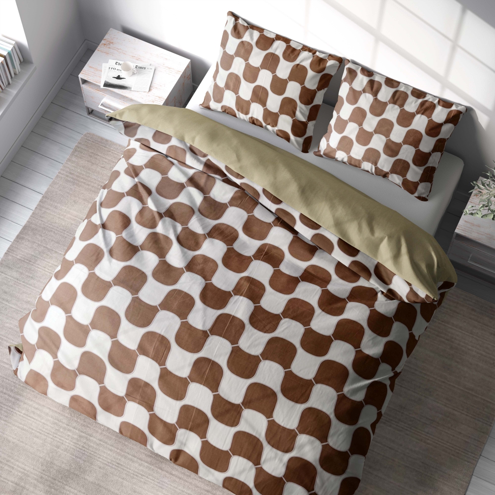 Voodipesu komplekt "Wavy delight". Voodipesu komplektid 180x200, 150x200 cm, 200x200 cm