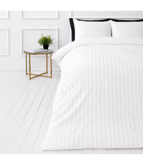 Voodipesu komplekt "White Stripes". Hotelli voodipesu