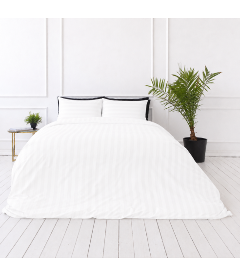 Voodipesu komplekt "White Stripes". Hotelli voodipesu