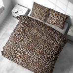 Voodipesu komplekt "Wild Style". Voodipesu komplektid 140x200, 140x200 cm, 160x200 cm, 200x200 cm, 200x220 cm, 220x240 cm. Unikaalne ja mänguline leopardimuster, andes toale luksuse ja eksootika tunde.