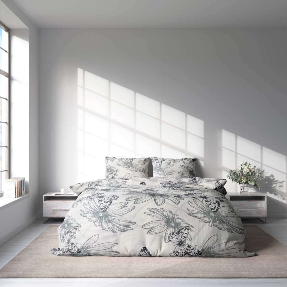 Voodipesu komplekt "Wildflower". Voodipesu komplektid 140x200, 140x200 cm, 150x200 cm, 160x200 cm, 180x200 cm, 200x200 cm, 200x220 cm