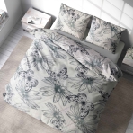 Voodipesu komplekt "Wildflower". Voodipesu komplektid 140x200, 140x200 cm, 150x200 cm, 160x200 cm, 180x200 cm, 200x200 cm, 200x220 cm