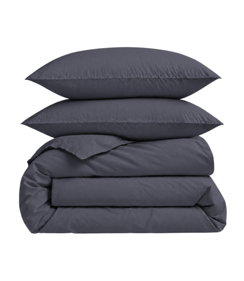 Perkal voodipesu komplekt „Dark Grey Percale“. Perkalist voodipesu