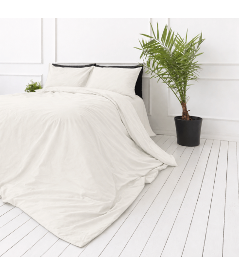 Perkal voodipesu komplekt „Snow White Percale“. Perkalist voodipesu