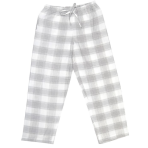 Pidžaama „Grey checks“, S/M, L, XL. Tumedamat tooni pehme puuvillane froteepidzaama