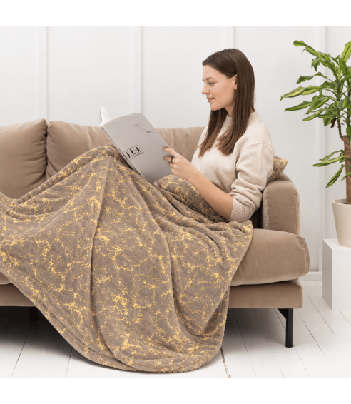 Pleed „Gilded Brown fleece blanket“. Pleedid
