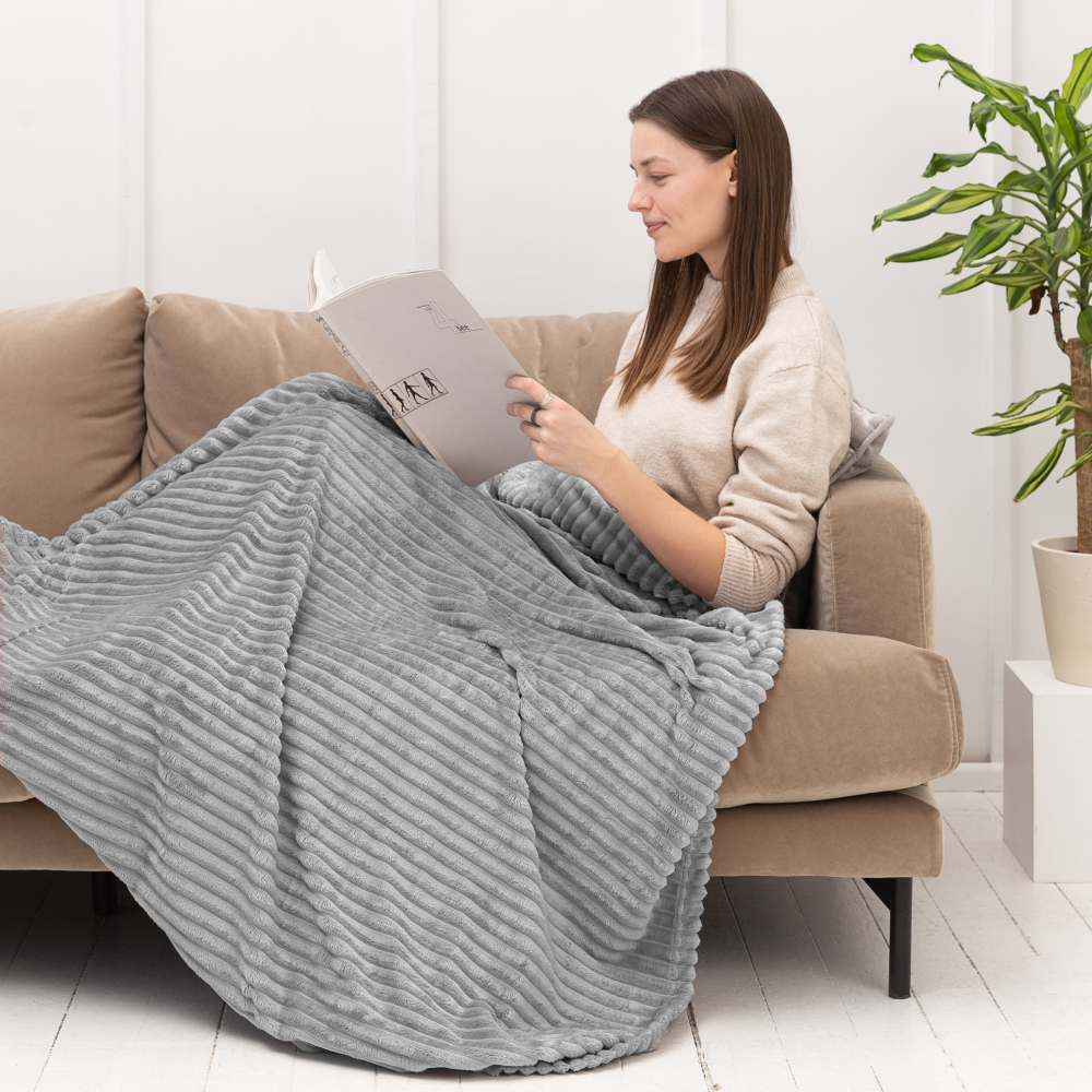 Pleed „Steel Tint fleece blanket“. Pleedid, 200x220 cm