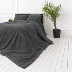 Plüüsvoodi komplekt "Minky Dark Grey". Ühevärviline voodipesu, 200x220 cm. Klassikaline tumehall plüüsist voodipesukomplekt sobib igasse interjööri. Plüüsvoodi komplekt "Minky Dark Grey". Ühevärviline voodipesu, 200x220 cm. Klassikaline tumehall plüüsist voodipesukomplekt sobib igasse interjööri.