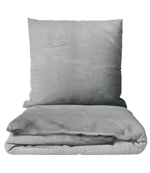 Plüüsvoodi komplekt "Minky Grey Solid". Voodipesu komplektid 200x220