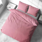 Plüüsvoodi komplekt "Minky Rose Solid". Voodipesu komplektid 200x220, 200x220 cm. Roosa voodipesu õrna, kergelt punaka varjundiga