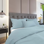 Premium satiinist padjapüür "Ice blue". Padjapüürid 50x70