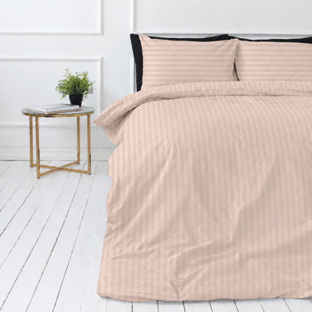 Premium satiinist padjapüürid "Classic Coffee Stripe Sateen Pillowcase". Padjapüürid 50x70 Premium satiinist padjapüürid "Classic Coffee Stripe Sateen Pillowcase". Padjapüürid 50x70