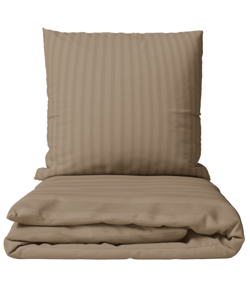 Premium satiinist voodipesu komplekt "Brandy Stripe Sateen". Satiinist voodipesu