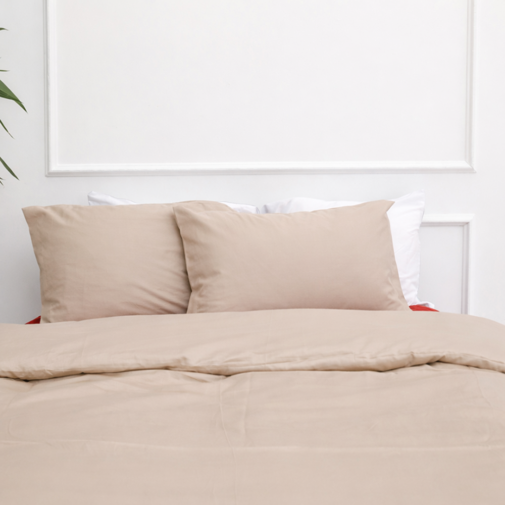 Premium satiinist voodipesu komplekt „Classic coffee“. Voodipesu komplektid 150x200, 140x200 cm, 150x200 cm, 160x200 cm, 180x200 cm, 200x200 cm, 200x220 cm, 220x240 cm