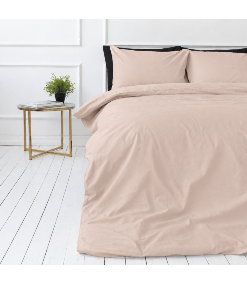 Premium satiinist voodipesu komplekt „Classic coffee sateen“. Satiinist voodipesu