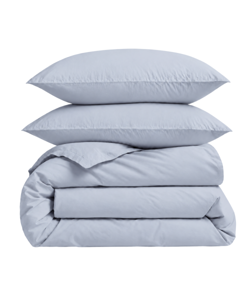 Premium satiinist voodipesu komplekt "Classic grey“. Satiinist voodipesu