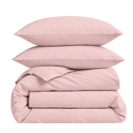 Premium satiinist voodipesu komplekt „Classic pink“. Mako satiin voodipesu, 140x200 cm, 200x200 cm, 200x220 cm. Heleroosa minimalistliku disainiga voodipesukomplekt