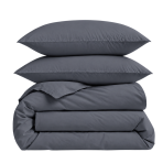 Premium satiinist voodipesu komplekt "Dark Grey sateen". Mako satiin voodipesu, 140x200 cm, 150x210 cm, 160x200 cm, 180x200 cm, 200x200 cm, 200x220 cm, 220x240 cm. Tumehall voodipesu komplekt, mis pakub elegantset ja rahustavat disaini, mis sobib erinevate magamistoa stiilidega.