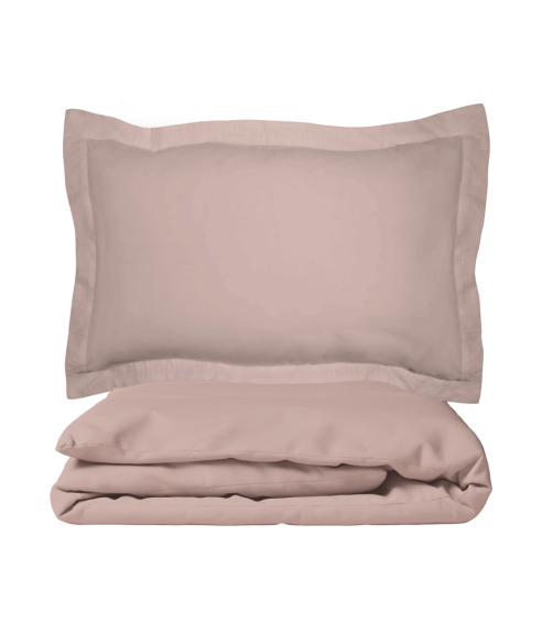 Premium satiinist voodipesu komplekt "Dusty pink". Puuvillane voodipesu