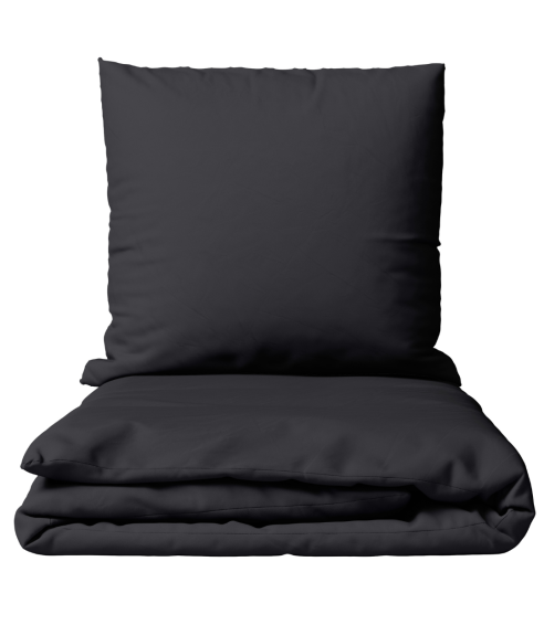 Premium satiinist voodipesu komplekt "Graphite Satin“. Satiinist voodipesu