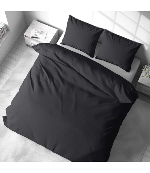 Premium satiinist voodipesu komplekt "Graphite Satin“. Satiinist voodipesu