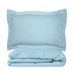 Premium satiinist voodipesu komplekt "Ice blue". Satiinist voodipesu, 200x200 cm, 200x220 cm