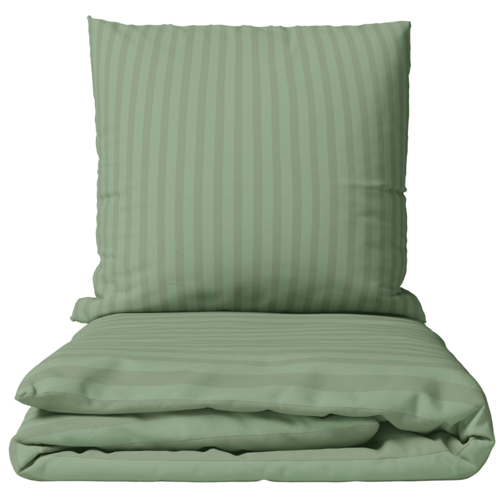 Premium satiinist voodipesu komplekt "Pistachio Stripe Sateen". Voodipesu komplektid 150x200, 140x200 cm, 150x200 cm, 160x200 cm, 180x200 cm, 200x200 cm, 200x220 cm, 220x240 cm. Rohekatooniline voodipesukomplekt peene triibumustriga Premium satiinist voodipesu komplekt "Pistachio Stripe Sateen". Voodipesu komplektid 150x200, 140x200 cm, 150x200 cm, 160x200 cm, 180x200 cm, 200x200 cm, 200x220 cm, 220x240 cm. Rohekatooniline voodipesukomplekt peene triibumustriga