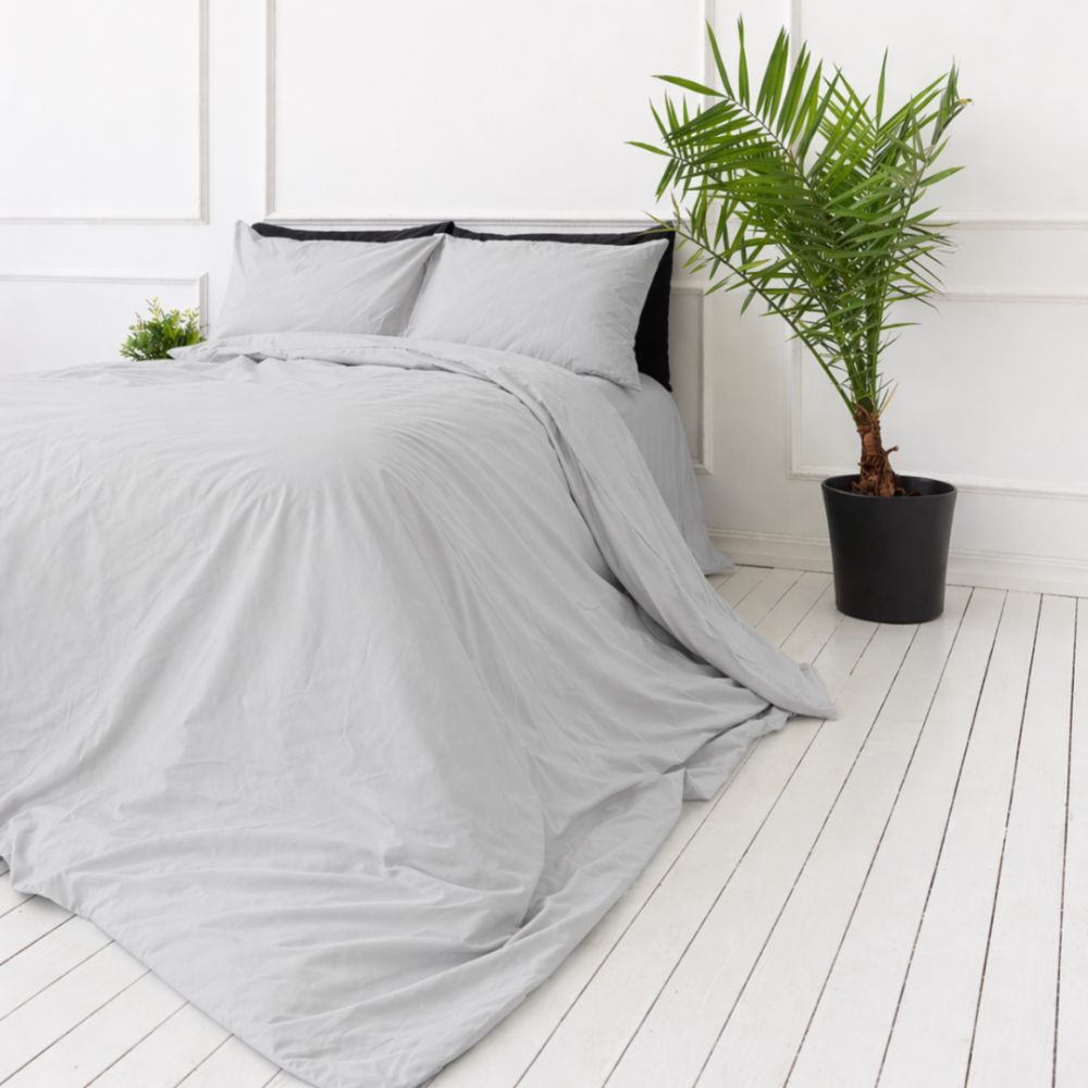 Premium satiinist voodipesu komplekt „Silvara“. Voodipesu komplektid 150x200, 140x200 cm, 150x200 cm, 160x200 cm, 180x200 cm, 200x200 cm, 200x220 cm, 220x240 cm. Elegantne hall ühetooniline voodipesu disain