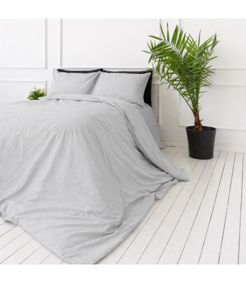 Premium satiinist voodipesu komplekt „Silvara“. Satiinist voodipesu