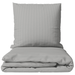 Premium satiinist voodipesu komplekt "Silver Stripe Sateen". Voodipesu komplektid 150x200, 140x200 cm, 150x200 cm, 160x200 cm, 180x200 cm, 200x200 cm, 200x220 cm, 220x240 cm. Hall voodipesukomplekt peene triibumustriga