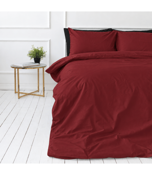 Premium satiinist voodipesu komplekt "Sun-dried Tomato sateen". Satiinist voodipesu
