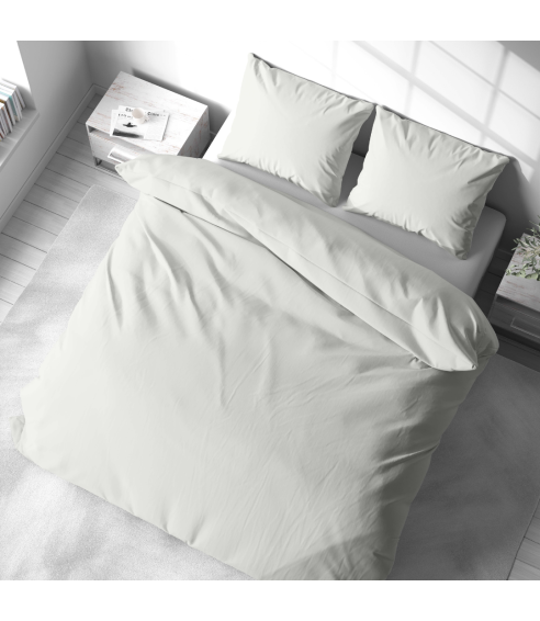 Premium satiinist voodipesu komplekt "Vanilla glow". Satiinist voodipesu